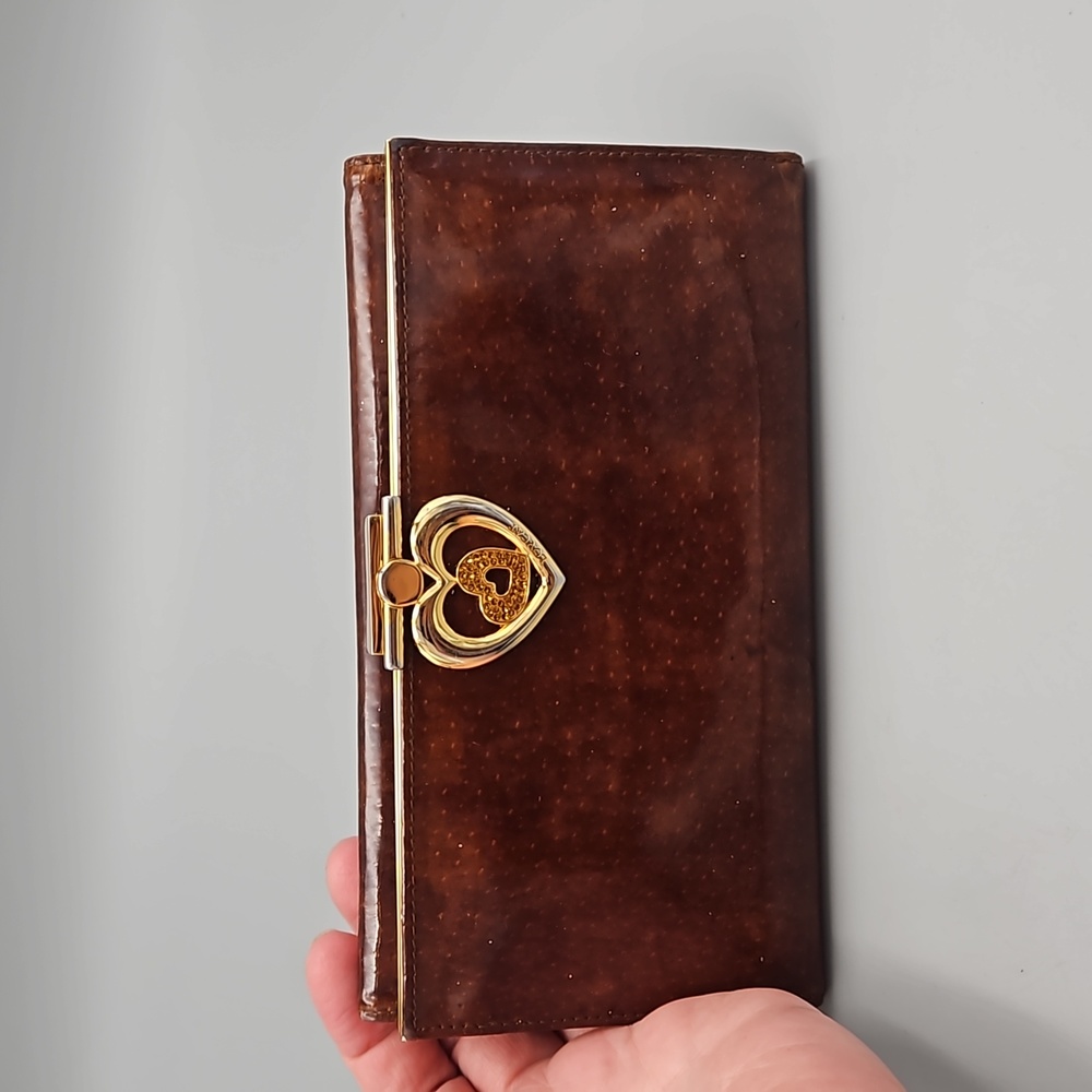 Lovcat Brown patent Leather Wallet